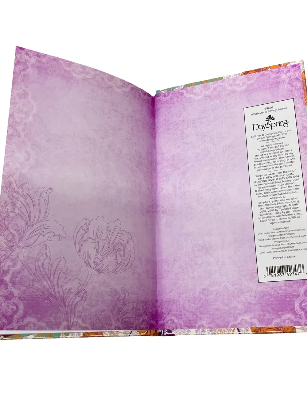 Dayspring Journal Bundle Joy For Today & Whatever Is Lovely Religious Christian